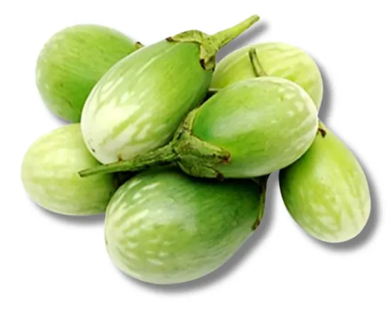 Fresh Brinjal Round (Eggplant) - Organic & Nutritious Vegetable
